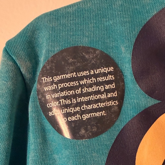 Disney Teal Kids Shirt with Mickey, Donald, and Goofy - Picture 2 of 4